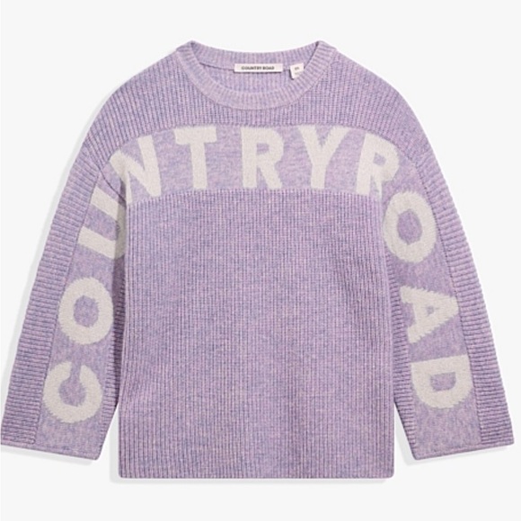 Country Road Lavender Knit Top - Picture 1 of 5